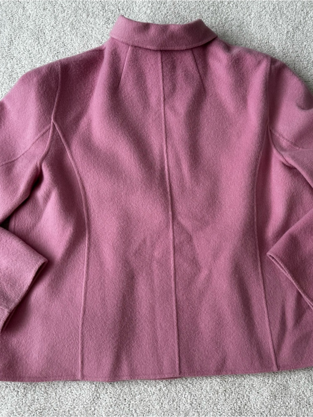 Talbots Pink Wool Blend Jacket | Women’s Small | Quiet Luxury | Old Money Chic - Picture 7 of 7